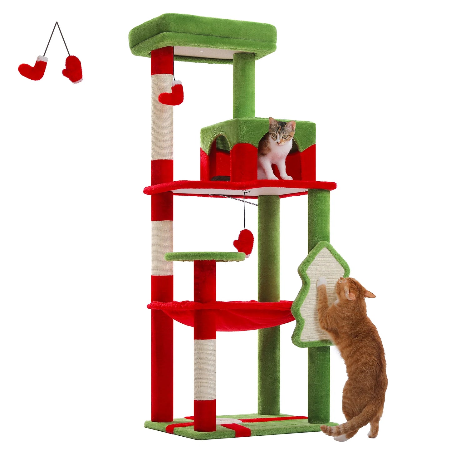 Luxe Katten Krabpaal – Klimboom met Meerdere Niveaus