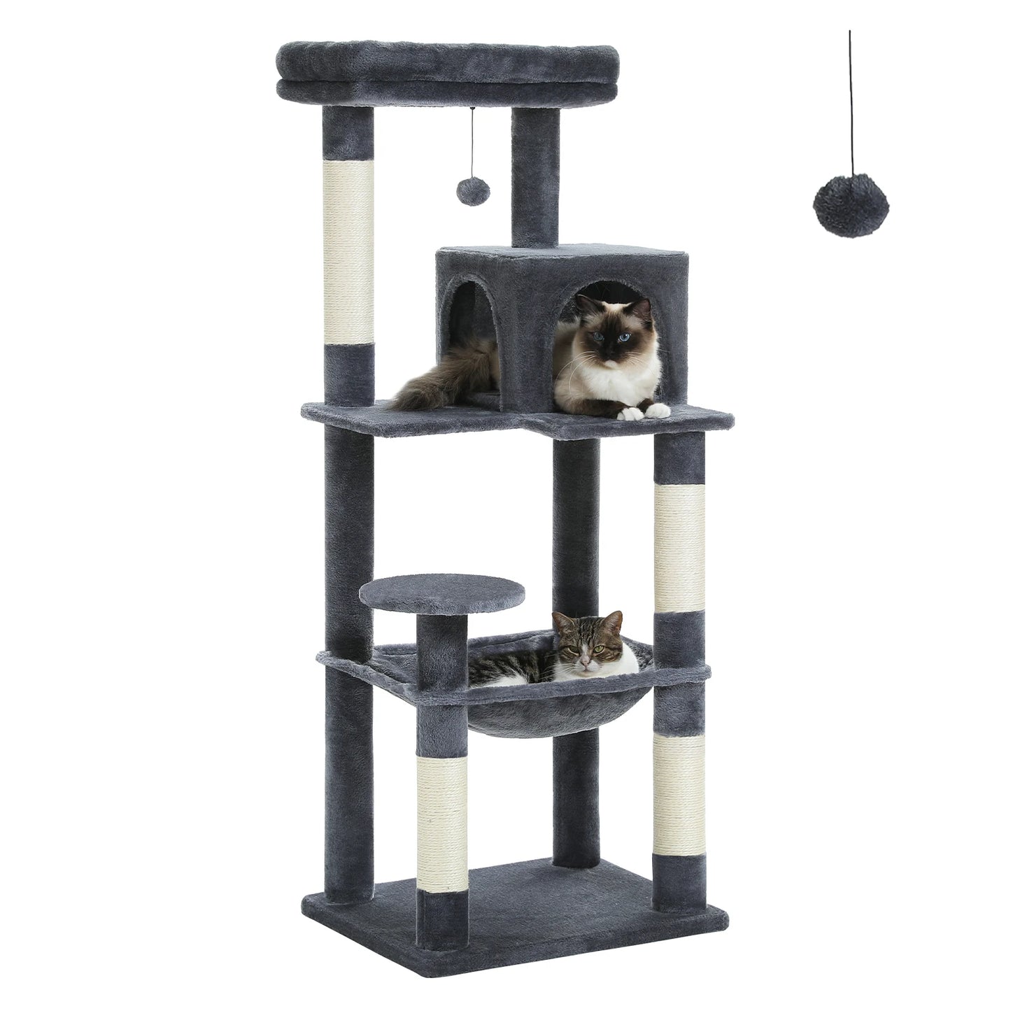Luxe Katten Krabpaal – Klimboom met Meerdere Niveaus
