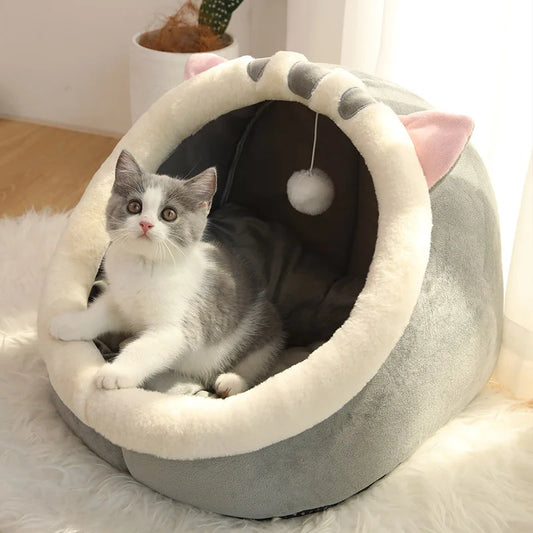 Warm Donut Kattenbed – Zacht en Comfortabel Slaapbed