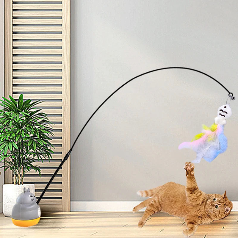 Interactieve Kattenhengel met Veer