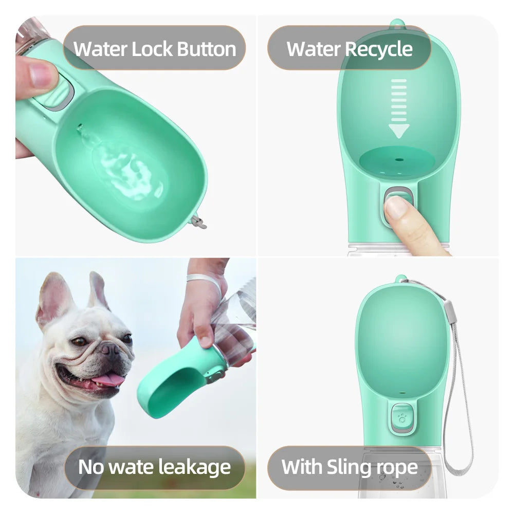 Draagbare Honden Waterfles – Lekvrije Drinkfles voor Onderweg