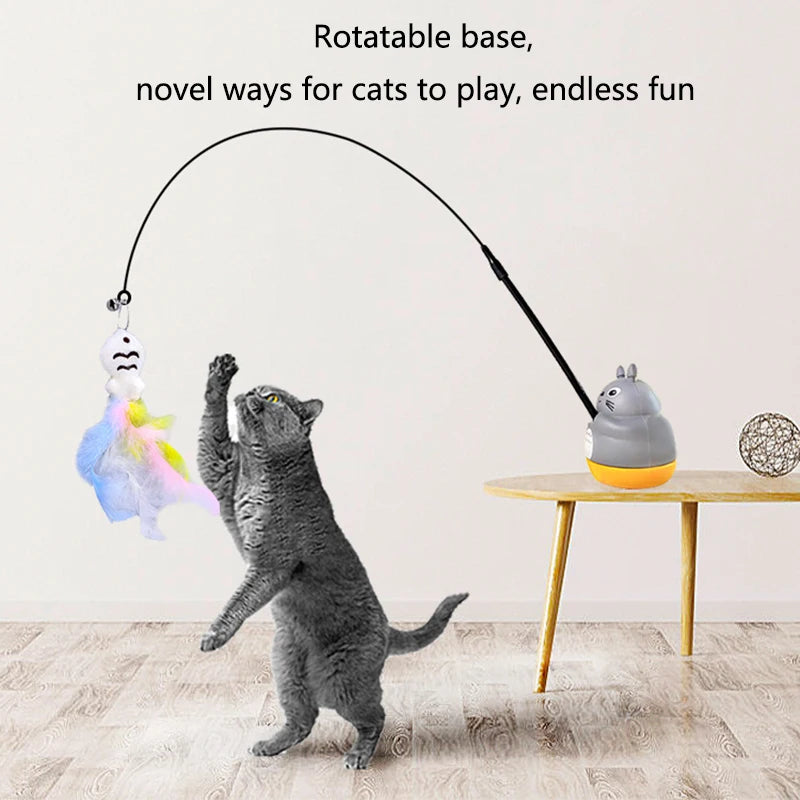 Interactieve Kattenhengel met Veer
