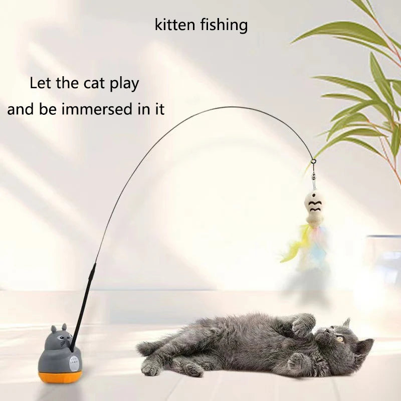 Interactieve Kattenhengel met Veer