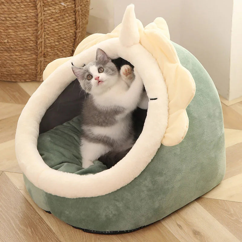 Warm Donut Kattenbed – Zacht en Comfortabel Slaapbed