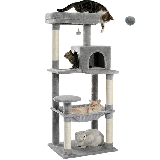Luxe Katten Krabpaal – Klimboom met Meerdere Niveaus